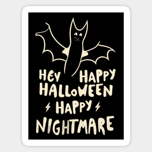 happy halloween bat Sticker